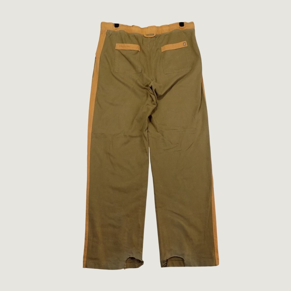 Territory Ahead Pants Mens XL Brown Olive Relaxed Wide Leg Cotton Comfort Boho - Picture 5 of 8